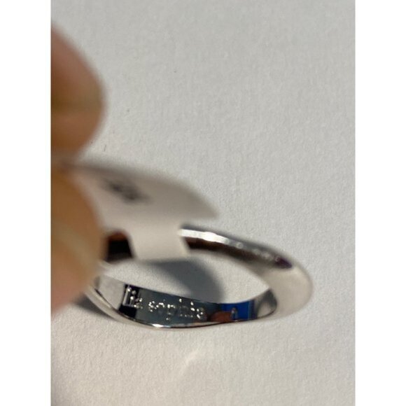 Lia Sophia Ring Size 6 Sliver Plated - Picture 6 of 7